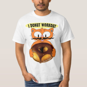 T-shirt Je NE FAIS PAS DE SPORT Dessin Animé Chat Avec Don