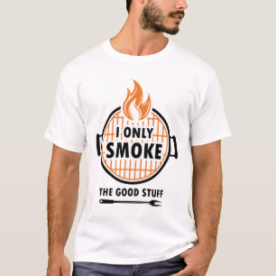 T-shirt Je Ne Fumais Que Le Bon Truc Drôle BBQ Grilling G