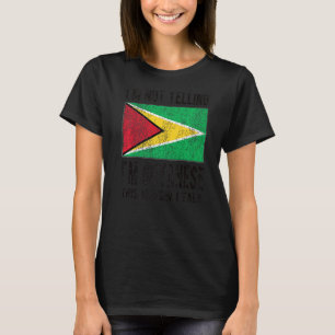 T-shirt Je ne hurle pas Je suis Guyanais Guyana Drapeau Gu