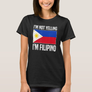 T-shirt Je ne hurle pas Je suis Philippine Philippine Phil