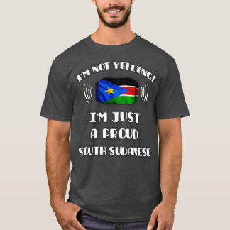 T-shirt Je ne hurle pas Je suis un cadeau de fierté sud-so