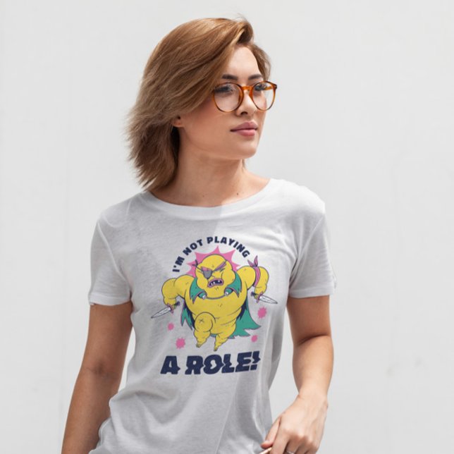 T-shirt Je Ne Joue Pas De Caractère De Rôle (Créateur téléchargé)
