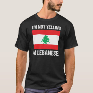 T-shirt Je Ne Joue Pas De Mon Drapeau De Pays Libanais Lib