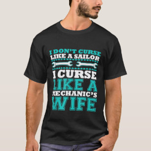 T-shirt Je ne jure pas comme un marin Je jure comme un méc