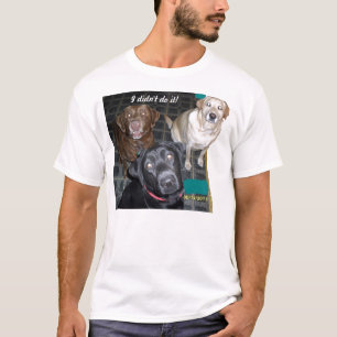 T-shirt Je ne l'ai pas fait ! (laboratoires)