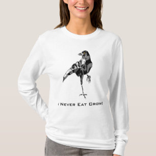 T-shirt Je ne mange jamais de corbeau