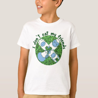 T-shirt Je ne mange pas Mes amis végétalien végétarien mig