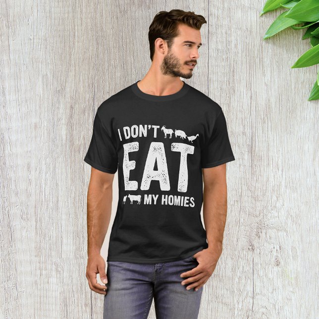 T-shirt Je ne mange pas mes maisons (Créateur téléchargé)