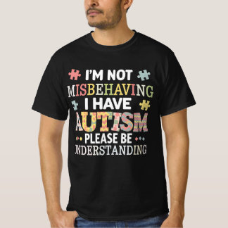 T-shirt Je ne me comporte pas mal, j'ai une conscience de 