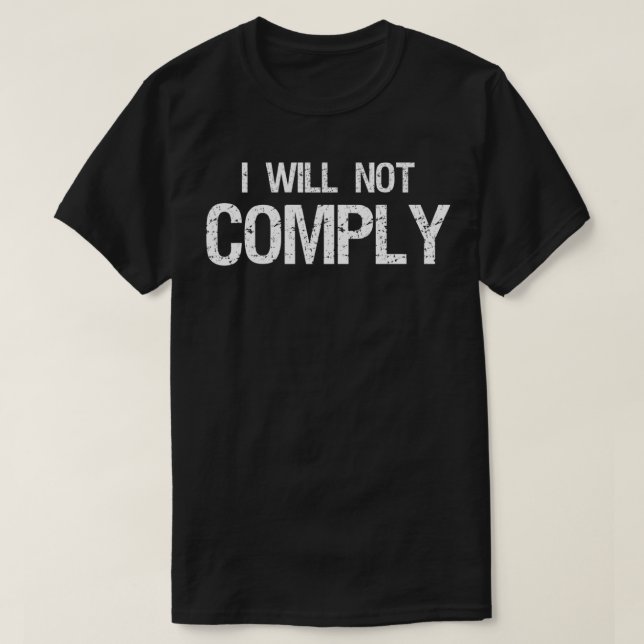 T-shirt Je Ne Me Concomberai Pas (Design devant)