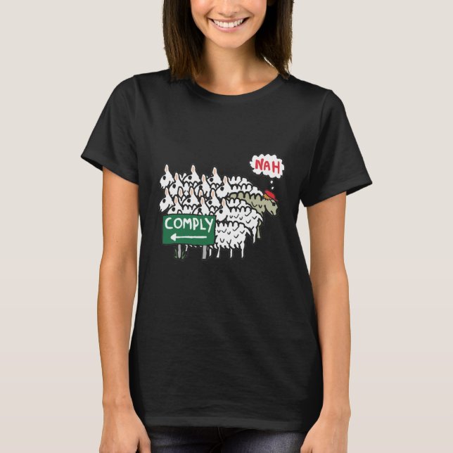 T-shirt Je Ne Me Conforme Pas (Devant)