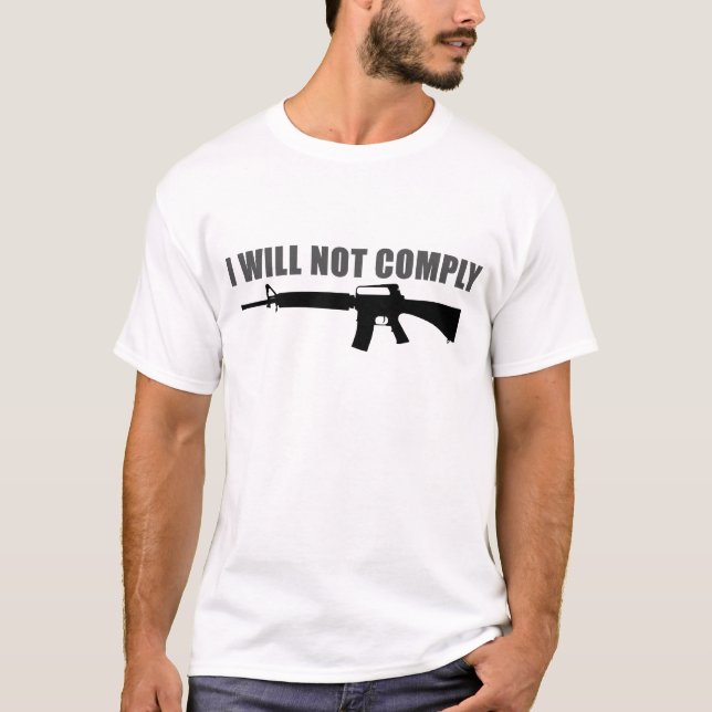 T-shirt Je ne me conformerai pas (Devant)