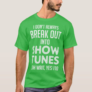 T-shirt Je ne me déchaîne pas toujours dans les airs de sh