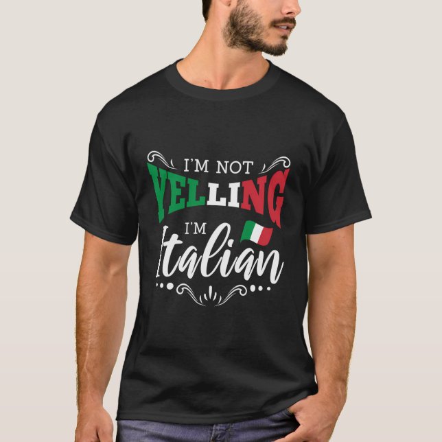 T-shirt Je Ne Me Dis Pas Italien (Devant)