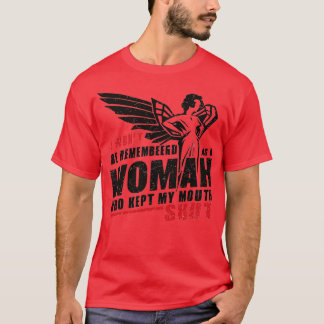 T-shirt Je Ne Me Souviendrai Pas D'Une Femme Qui A Gardé S