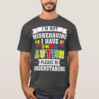 T-shirt Je ne me trompe pas J'ai une Sensibilisation sur l