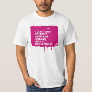 T-SHIRT JE NE M'OCCUPE PAS DES PERSONNES DROITES TANT QUE