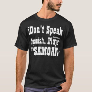 T-shirt Je ne parle pas espagnol