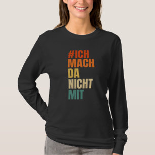 T-shirt Je ne participe pas à la déclaration politique [al