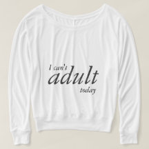 Je ne peux pas adulte aujourd'hui