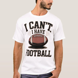 T-shirt Je ne peux pas avoir Rugby à XIII