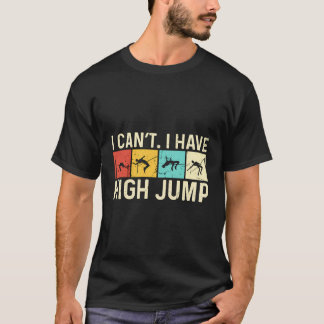 T-shirt Je Ne Peux Pas Avoir Un Grand Saut Retro Vault Ath