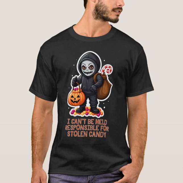 T-shirt Je ne peux pas être tenu pour responsable des bonb (Devant)