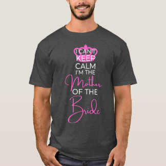 T-shirt Je ne peux pas garder le calme Famille Mariage cad