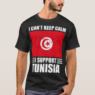 T-shirt Je ne peux pas garder mon calme Je soutiens la tun