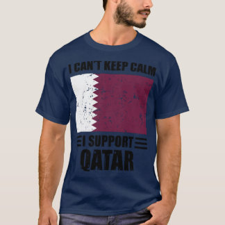 T-shirt Je ne peux pas garder mon calme je soutiens le qat