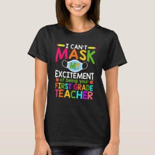 T-shirt Je ne peux pas masquer mon enthousiasme d'être vot