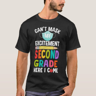 T-shirt Je ne peux pas masquer mon enthousiasme deuxième a