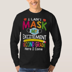T-shirt Je ne peux pas masquer mon enthousiasme deuxième a
