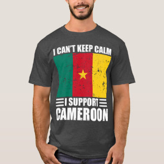 T-shirt Je ne peux pas rester calme, je soutiens le Camero