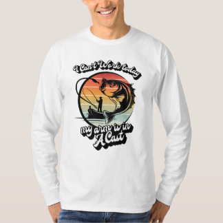 T-shirt Je ne peux pas travailler aujourd’hui Mon bras est