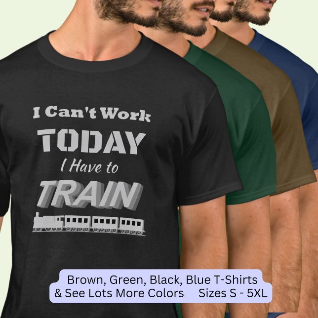 T-shirt Je ne peux pas travailler aujourd'hui je dois form (Créateur téléchargé)