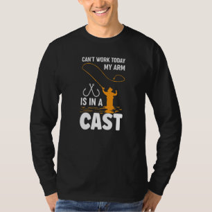 T-shirt Je ne peux pas travailler aujourd'hui Mon bras est