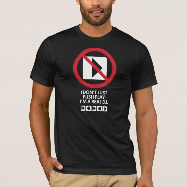 T-shirt Je ne pousse pas simplement la variation de jeu (Devant)