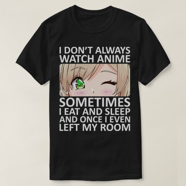T-shirt Je ne regarde pas toujours 2 (Design devant)