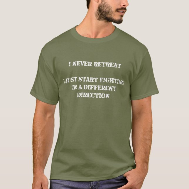 T-shirt Je ne retraite jamais ...... (Devant)