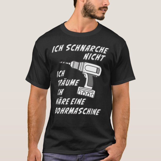 T-shirt Je ne ronfle pas (Devant)