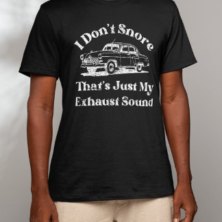T-shirt Je ne ronfle pas drôle mari humour sarcastique Pap