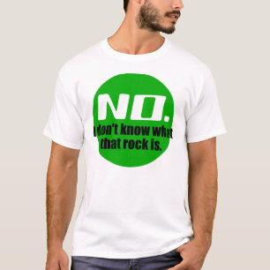 T-shirt Je ne sais pas ce qu'est ce rocher (vert)