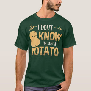 T-shirt Je ne sais pas je suis juste un tatouage végétarie