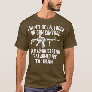 T-shirt Je ne serai pas sermonné sur le contrôle des armes