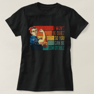 T-shirt Je ne serai pas tranquille pour que tu puisses êtr