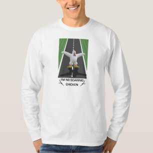T-shirt Je ne suis aucun poulet montant