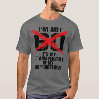 T-shirt Je ne suis pas 60
