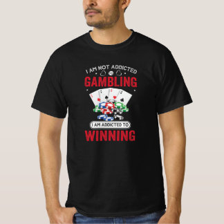 T-shirt "Je ne suis pas accro au jeu