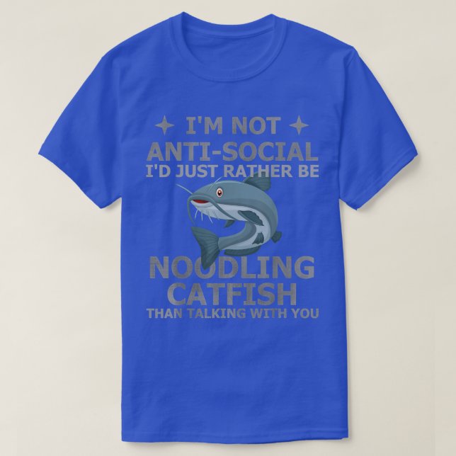 T-shirt Je Ne Suis Pas Antisocial, Je Suis Plutôt Un Noodl (Design devant)